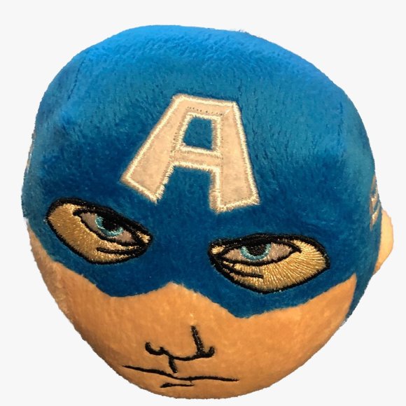 Marvel Captain America BackPack Zippered Secret Pouch 2015 Avengers 4" - Picture 1 of 10